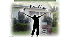 Desktop Screenshot of hopeforwomenllc.com